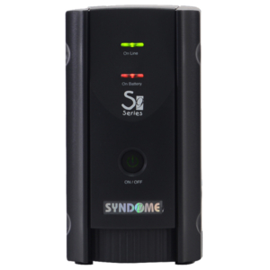 เครื่องสำรองไฟฟ้า SYNDOME รุ่น S9 สีดำ กำลังไฟ 800VA 360 วัตต์