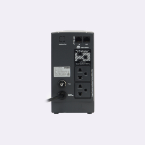 เครื่องสำรองไฟฟ้า SYNDOME รุ่น S9 สีดำ(ด้านหลัง) กำลังไฟ 800VA 360 วัตต์
