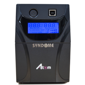 เครื่องสำรองไฟฟ้า Syndome รุ่น ATOM 850I-LCD สีดำ กำลังไฟ 850 VA /480 วัตต์