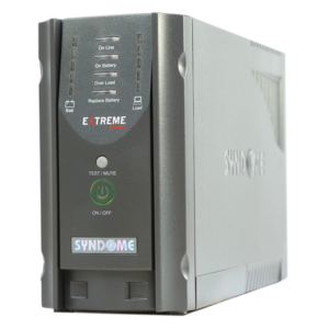 เครื่องสำรองไฟฟ้า Syndome รุ่น EXTREME 1000 สีดำ กำลังไฟ 1000VA 600วัตต์