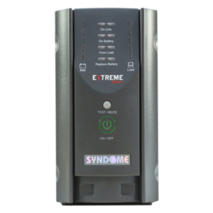 เครื่องสำรองไฟฟ้า Syndome รุ่น EXTREME 1000 สีดำ กำลังไฟ1000 VA /600 วัตต์