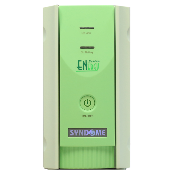 เครื่องสำรองไฟฟ้า Syndome รุ่น Energy-800 สีเขียว กำลังไฟ 800 VA /360 วัตต์