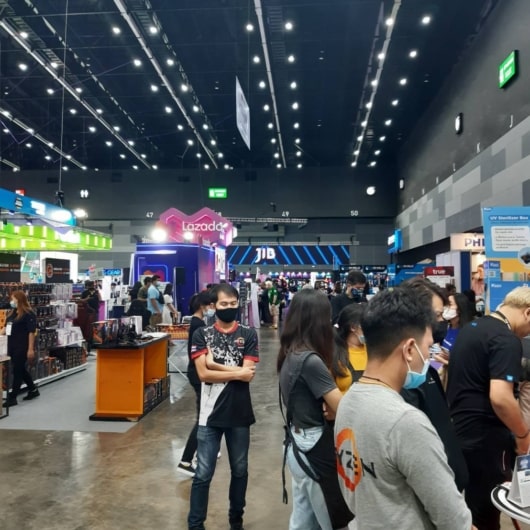 ผู้คนในงาน Thailand Mobile Expo 2020 (ครั้งที่ 3)